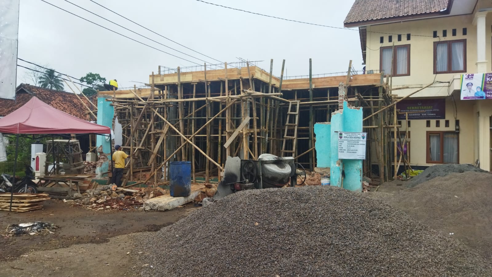 Proses Rehab Pembanguan Aula K...